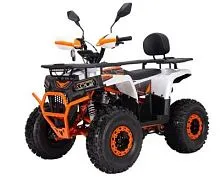Квадроцикл Yacota VEKTOR 125 LUX (Бело-оранжевый)
