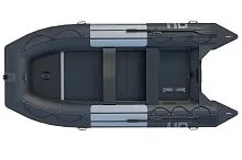 Лодка надувная ПВХ Баджер Heavy Duty 390 AL (Черный)