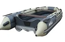 Лодка надувная ПВХ REEF SKAT 400NDFI (Оливковый + темно-серый)