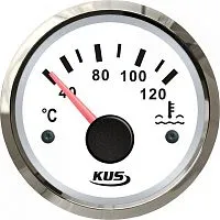Прибор контроля температуры двигателя 40-120°С KUS/Tainor белый 