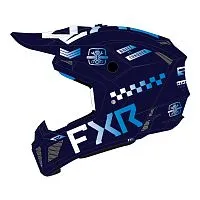 Шлем кроссовый FXR Clutch Gladiator Blue 2023