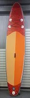 САП борд SUP BOARD 11'4" Серый - оранжевый - полосы