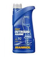 xМасло Mannol Outboard Marine 2Т TC-W3 для ПЛМ Полусинтетическое моторное 1л