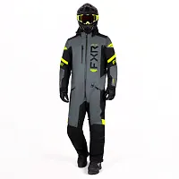 Комбинезон лёгкий FXR Helium Charcoal/HiVis 2026