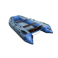 Лодка надувная ПВХ REEF 300НД (Серый + синий)