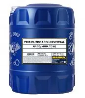 xМасло Mannol Outboard Universal 2Т TC-W2 для ПЛМ Минеральное моторное 20л