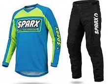 Комплект джерси и штаны SPARX X05 K TURBO Blue Green 2026