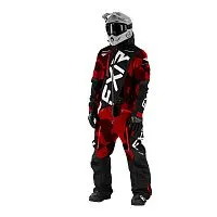 Комбинезон защитный FXR CX Lite Red Camo Black White 2021 