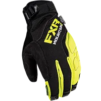 Перчатки FXR Attack Lite Black Hi-Vis 2021 
