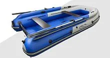 Лодка надувная ПВХ REEF Triton 400S-MAX NDFI (Темно-серый + бирюзовый)
