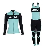 Комплект гидрокостюм и гидрокуртка JETPILOT RX Black Teal 2023