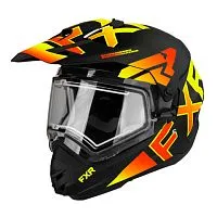 Шлем кроссовый с подогревом FXR Torque X Team Black Inferno 2022 