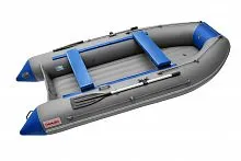 Лодка надувная ПВХ ROGER Zefir 3300 LT Среднекилевая (Серый с синим) 