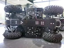 Защита днища Rival ATV BRP Outlander G2 Xmr 1000 Max (2017+) Пластик 