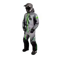 Комбинезон легкий FXR CX Black Char Grey Lime 2023