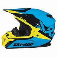 Шлем кроссовый BRP Ski-Doo XP-3 Pro Cross Helmet Blue 2019 