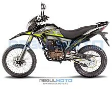 Мотоцикл Regulmoto TE (Tour Enduro) PR (Черный/зеленый)