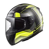 Шлем интеграл LS2 FF353 Black Yellow 2024