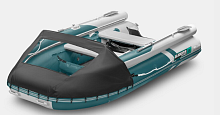 Лодка надувная ПВХ Gladiator E 380 X (Морской зеленый-белый)