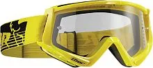 Очки кроссовые THOR White Yellow 2023