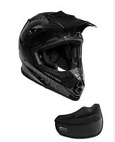 V Шлем кроссовый SPARX Nix Carbon 3K Black Grey 2026