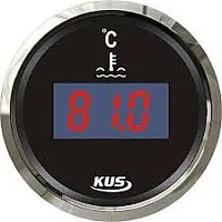 Прибор контроля температуры двигателя 25-120°C цифровой KUS/Tainor черный