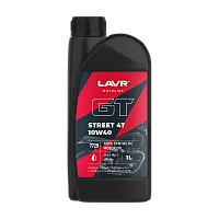 xМасло LAVR MOTO GT STREET 4T 10W-40 синтетическое моторное 1 л. (для мотоцикла)