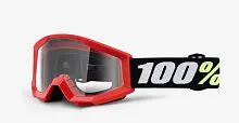Очки детские 100% Strata Mini Red Clear 2026