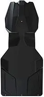 Защита днища пластиковая Sentry к снегоходу Polaris 850 PRO RMK/KHAOS (платформа Matryx) Черный