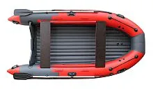 Лодка надувная ПВХ REEF SKAT 450NDFI (Красный + темно-серый)