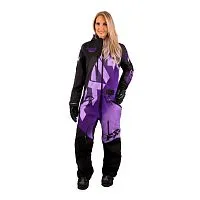 Комбинезон женский утеплённый FXR CX F.A.S.T. Purple-Lilac Fade Black 2023