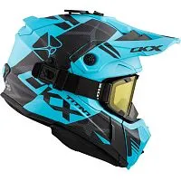 Шлем кроссовый CKX TITAN Original DL Climb Blue Matt 2021 
