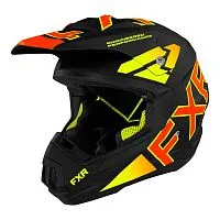 Шлем кроссовый FXR Torque Team Black Inerno 2023