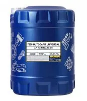 xМасло Mannol Outboard Universal 2Т TC-W2 для ПЛМ Минеральное моторное 10л