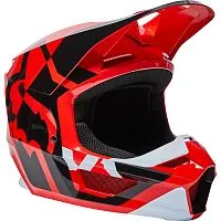 Шлем кроссовый FOX V1 Lux Helmet Flow Red 2022