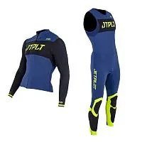 Комплект гидрокостюм и гидрокуртка JetPilot RX Race Navy Yellow 2023