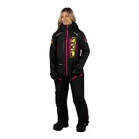 Комбинезон утеплённый FXR Recruit F.A.S.T  Black Rasp HiVis Fade 2024