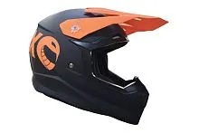 Шлем детский кроссовый SPARX Recrut HL169 Black Orange 2023