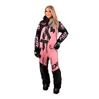 Комбинезон женский утеплённый FXR CX F.A.S.T. Dusty Rose Black 2023