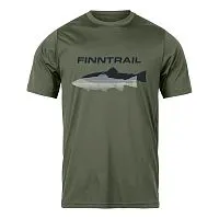 Футболка FINNTRAIL Shadow Fish Khaki 2023