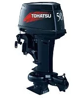 Мотор лодочный подвесной Tohatsu 2-х тактный M 50 D2 EPO L JET (с водометной насадкой E.Chance)