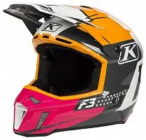 Шлем кроссовый KLIM F3 Pink 2021 