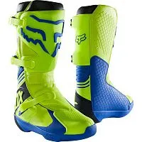 Мотоботы FOX Comp Boot Yellow Blue 2021 