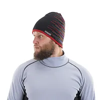 Шапка DRAGONFLY Yeti Black Red 2022 