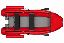 Лодка надувная ПВХ Фрегат FM Lux 430 с откидным фальшбортом 