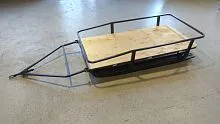 Сани-волокуши для снегохода "ПГК1600" на лыжах черный 