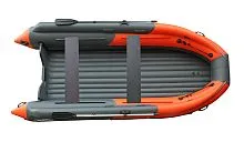 Лодка надувная ПВХ REEF SKAT 450NDFI (Оранжевый + темно-серый)