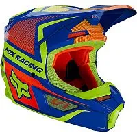 Шлем кроссовый FOX V1 Oktiv Helmet Blue 2021 