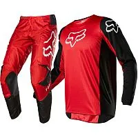 Комплект джерси и штаны FOX-68 Black Red 2023