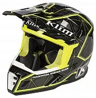 Шлем кроссовый KLIM F5  Black Green 2021 